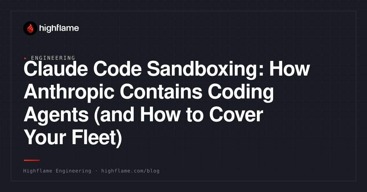Claude Code Sandboxing: How Anthropic Contains Coding Agents (and How ...